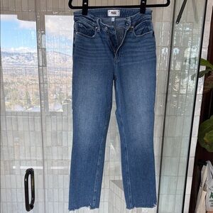 PAIGE Classic Blue Straight Leg Jeans